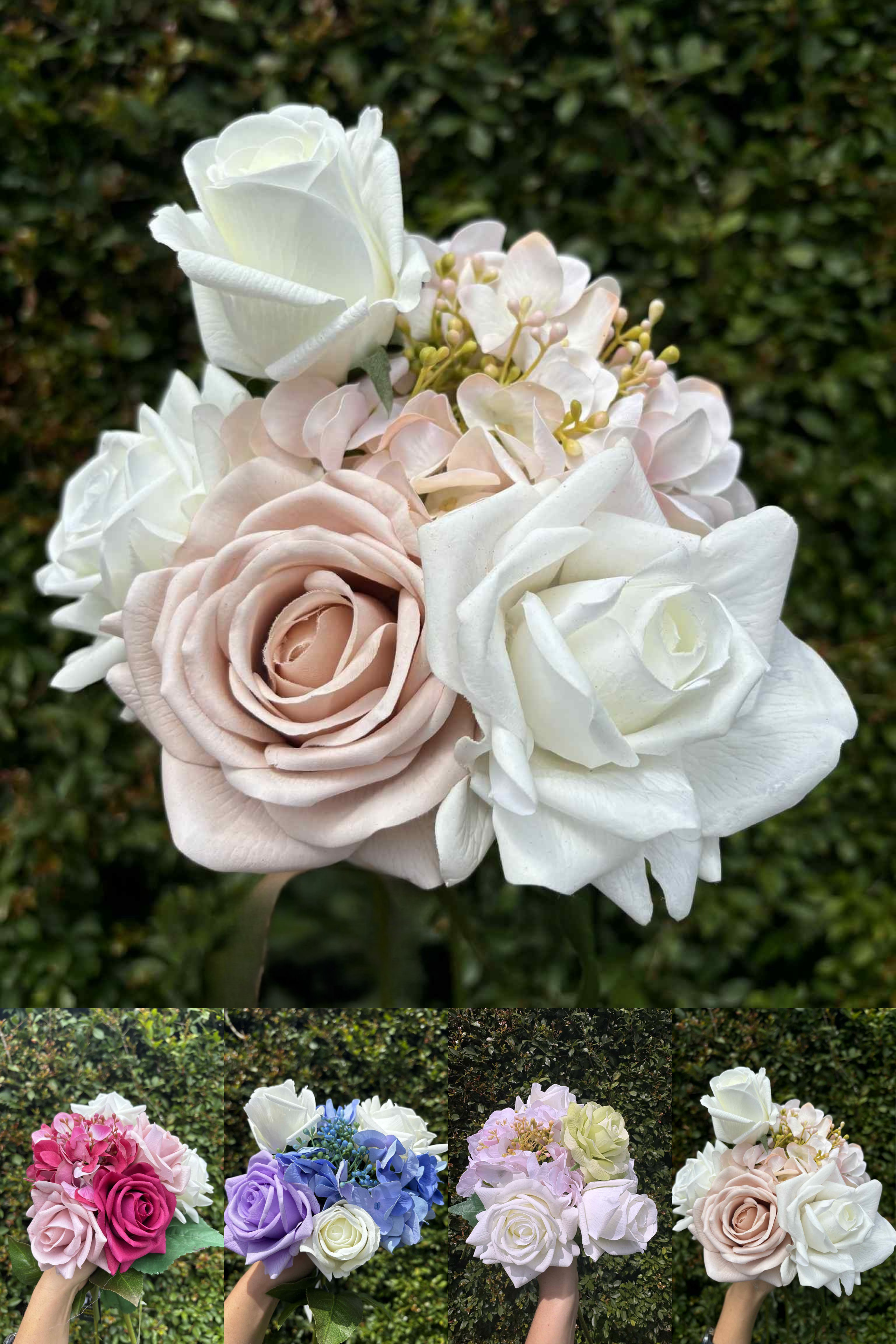 Modern Romance Collection | Triple Stem Centrepiece Arrangement