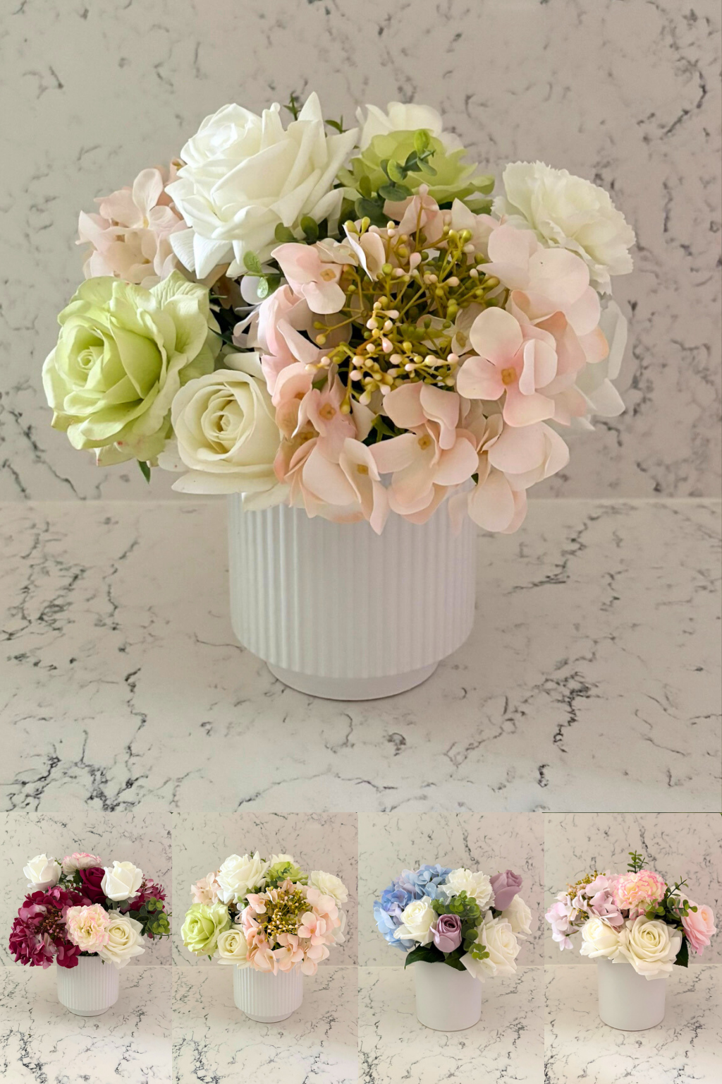 Modern Romance Collection | Small Floral Centrepiece Arrangement