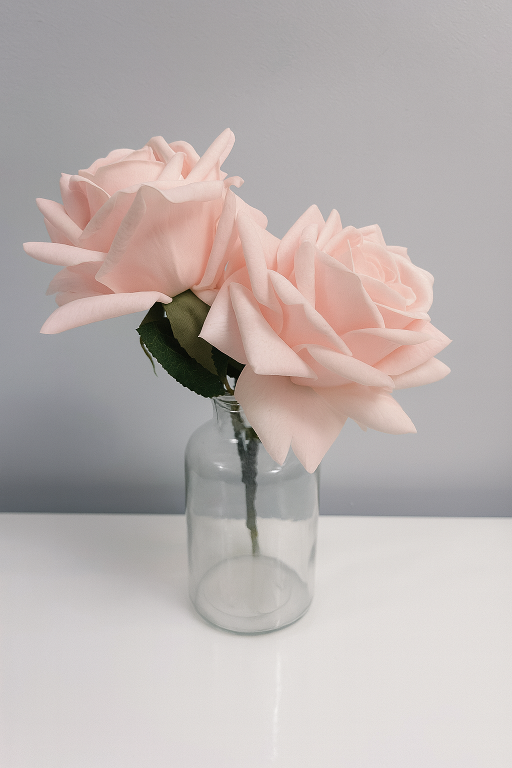 Pure Elegance Bud Vase | Double Stem | Ballet Pink