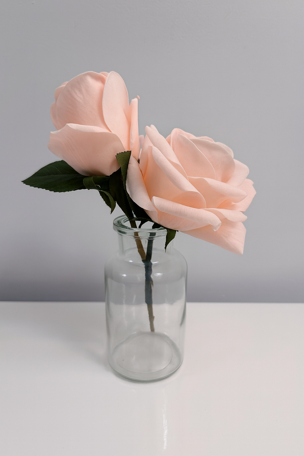 Pure Elegance Bud Vase | Double Stem | Ballet Pink